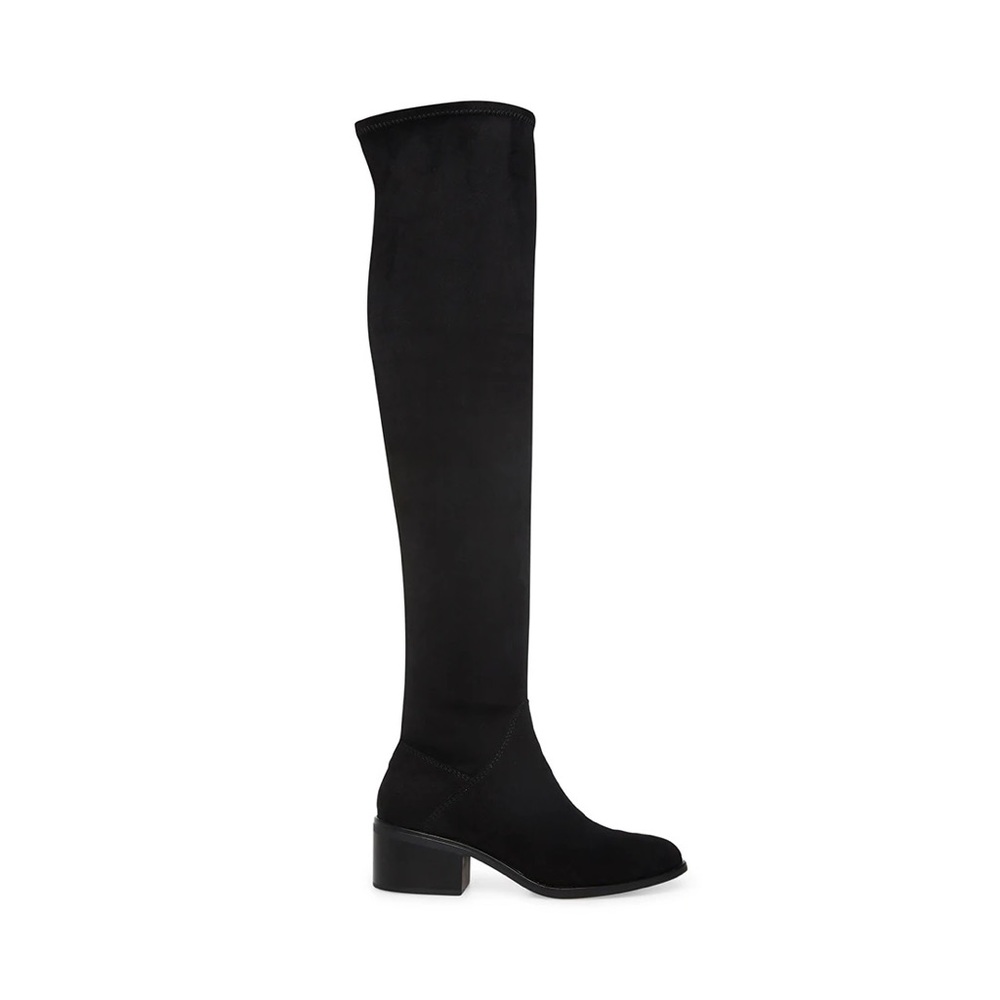 Steve Madden Aggie suede black thigh high boots! BRAND NEW